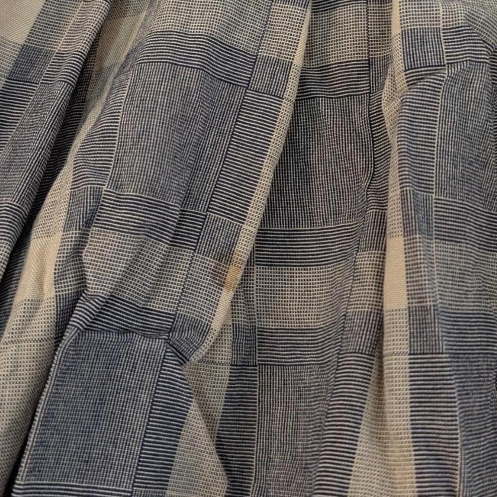 Vtg Pendleton Classic 100% Rayon Grey Plaid Gathered Mini Skirt Size 10 - Picture 4 of 4